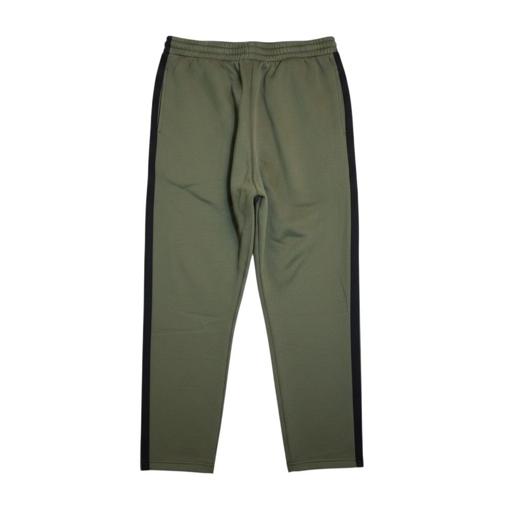 adidas Essentials 3-Stripes Open Hem Fleece Pants Mens Size XXL Olive NWT JE6331 - Picture 2 of 7
